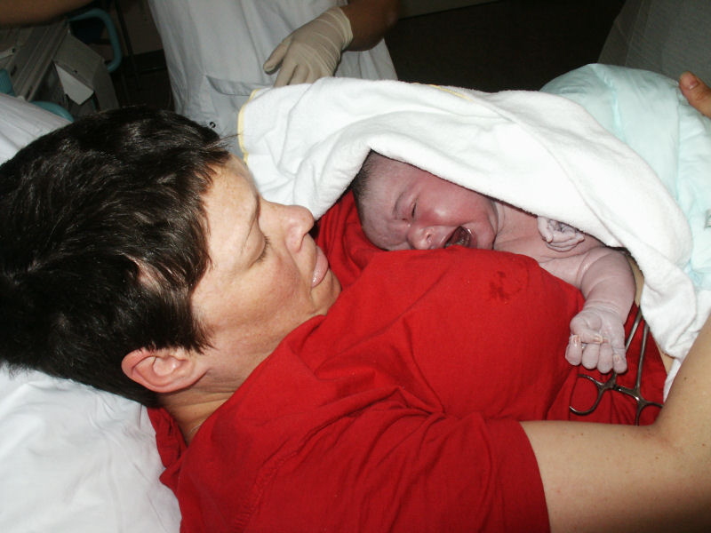 2005 05 06 Taken just moments after Ruby was born.