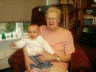 2006 01 04 Ruby and Great Gramma Leatherbarrow 3