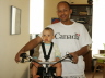 2006 04 09 Indoor biking with papa
