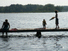 2006 07 13 cottage - Hangin' on the dock
