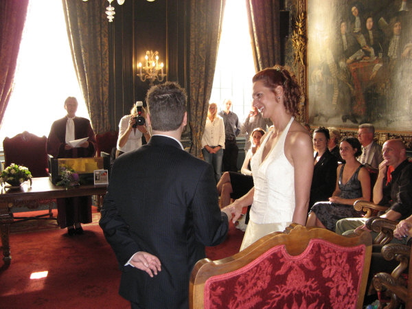 2006 09 08 Tamara and Menno say their vows
