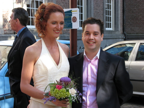 2006 09 08 Tamara and Menno Just before their Wedding