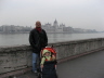 2007 02 19 Budapest 03 J and Ruby in front of the Parliament Buildings