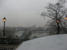 2007 02 19 Budapest 10a View of Szchenyi Bridge from Funicular