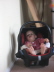 2007 06 23 Ruby in Harper's Car Seat