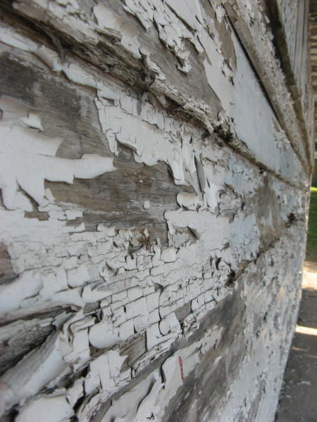 2007 07 26 Peeling Boathouse Wall 3