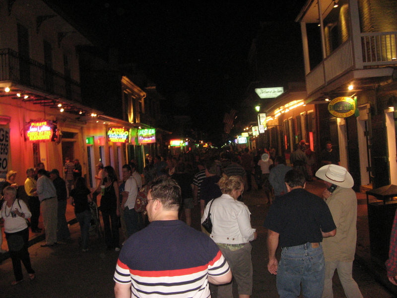 2007 10 20 - NOLA - Glenn and I got in at about 9:30pm (Local time - 4:30am the next morning our time) and we did the only sensible thing... went drinking on Bourbon Street.  It was off the hook!