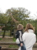 2007 10 29 Katie and Oscar check out the giraffes. Oscar told Katie that they look like her. I remember feeling the same way about my mum.