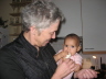 2007 12 17 Harper Enjoys Cauliflower with Gran