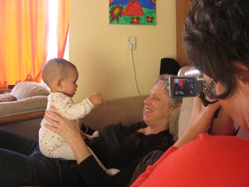2008 02 02 Gran and Harper on Video