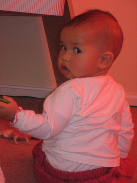 2008 02 16 Harper Baby Glancing over her Shoulder