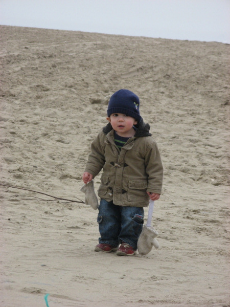 2008 02 28 James on the Beach