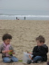 2008 02 28 Oscar and Ruby on the Beach