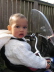 2008 03 02 Harper on the Mama Fiets (a Mama Fiets is a Dutch bike with a baby seat in the front and a toddler seat in the back)