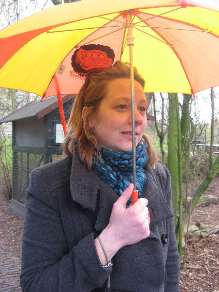 2008 03 19 Katie in the Rain