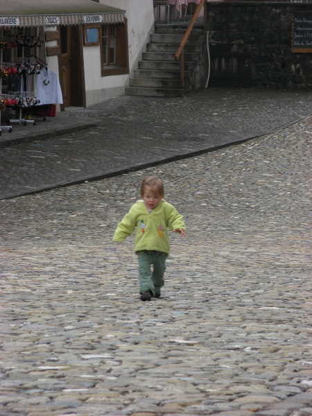 2008 04 11 Kaija on the Cobbles
