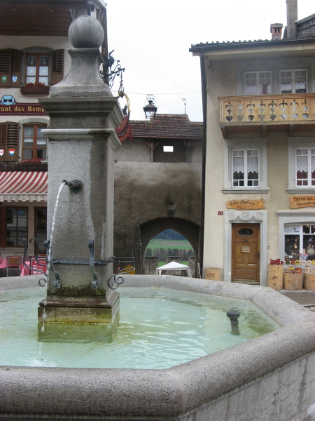 2008 04 11 Our Wish Fountain in Gruyere