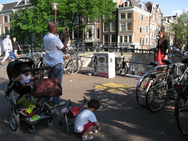 2008 05 10 Our friend, Juliet Korver, from way back in public school came to The Netherlands for work.  We got together for a quick visit in Amsterdam.
