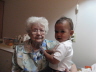 2008 07 06 Gramma Rice and Harper Baby