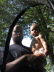 2008 07 16 Papa and Harper Check out the Trampoline