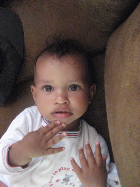 2008 07 17 Harper in her "jamas"