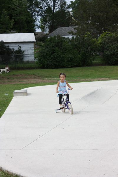 2008 08 03 Ruby's New (to her) Bike