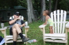 2008 08 18 Grumpa and Harper Chatting