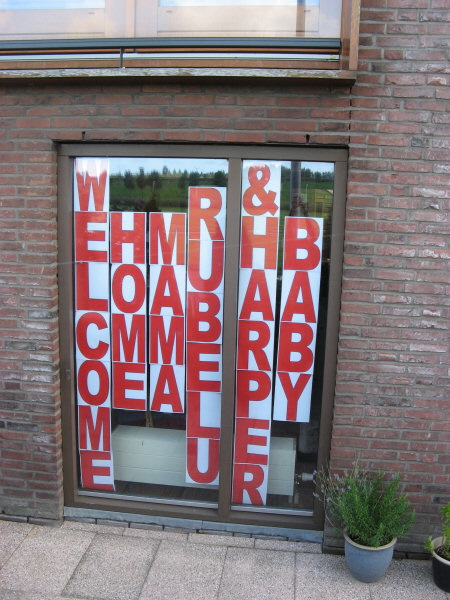 2008 08 25 Welcome Home Sign