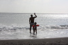 2008 10 09 Papa and Ruby in the Surf