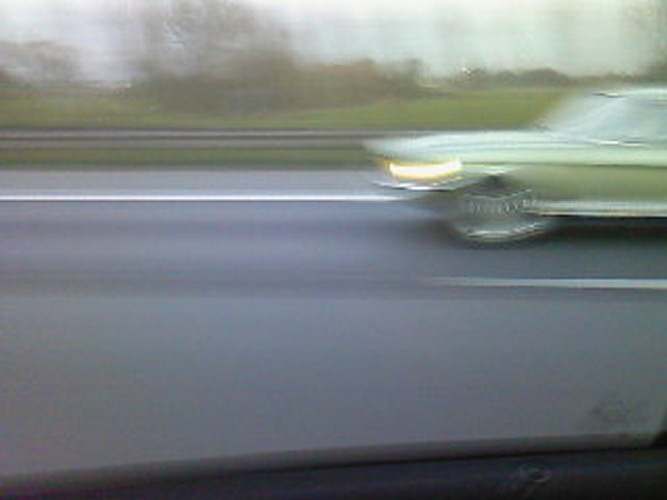 I was driving back from Mons one day and passed this green one on the Highway