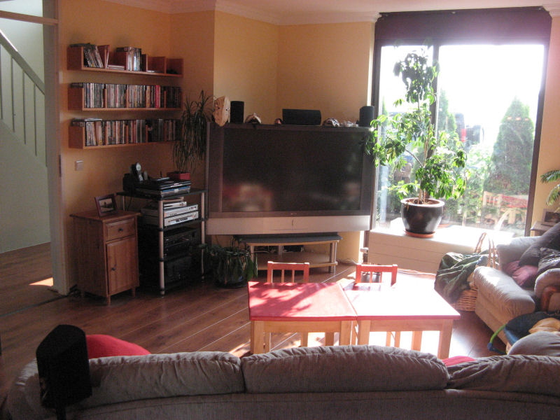 Front Window Now!  As you can see, we've done a ton of work.  We've painted every wall and ceiling and replaced all of the floors.